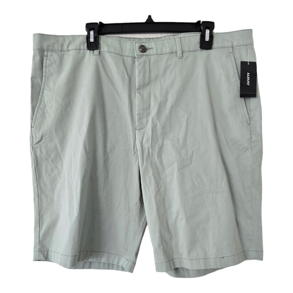 $40 Alfani Shorts Men Sz 38 Green Pleated New with Tags Casual Outdoor New - Picture 1 of 8